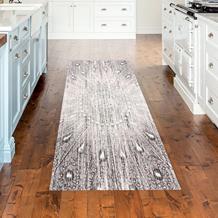 Dekoreko Kaymaz Taban Djt Mutfak Halısı Star Pamuk Modern 743