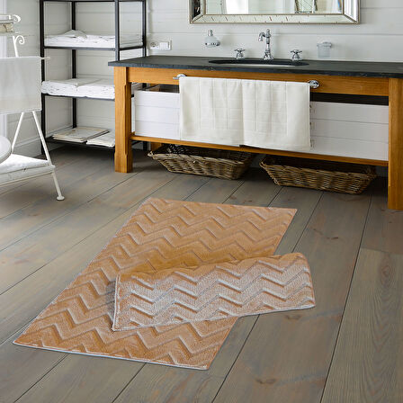 Welsoft Zigzag Bambo Klozet Takimi 2 Pcs
