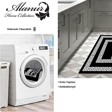 Dekoreko Kaymaz Taban Djt Mutfak Halısı Star Pamuk Modern 650M