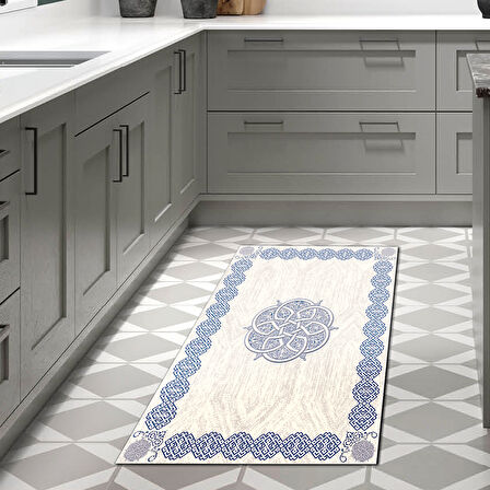 Dekoreko Kaymaz Taban Djt Mutfak Halısı Star Pamuk Modern 1319