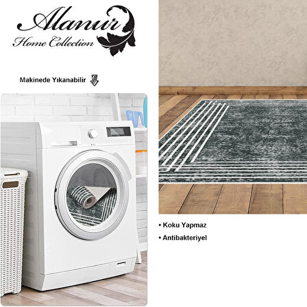 Dekoreko Kaymaz Taban Djt Salon Halısı Trend Modern M5142