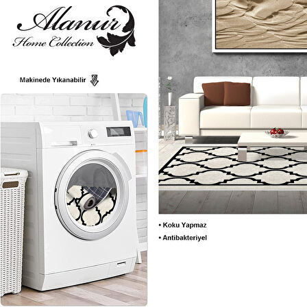 Dekoreko Kaymaz Taban Djt Salon Halısı Star Pamuk Modern 688M