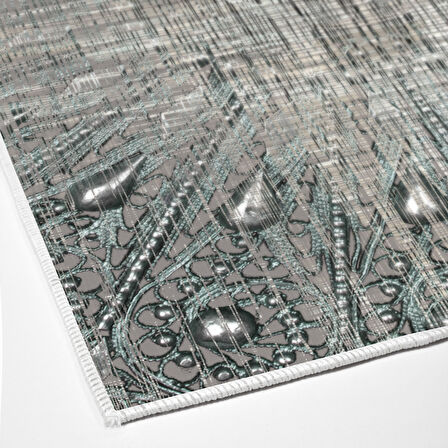 Dekoreko Kaymaz Taban Djt Banyo Halısı Trend Modern 743