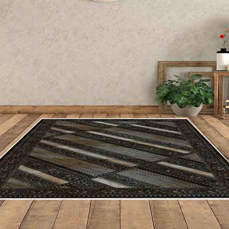 Dekoreko Kaymaz Taban Djt Salon Halısı Star Pamuk Modern 731