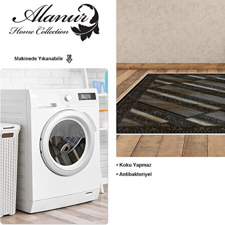 Dekoreko Kaymaz Taban Djt Salon Halısı Star Pamuk Modern 731