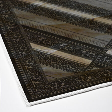 Dekoreko Kaymaz Taban Djt Salon Halısı Star Pamuk Modern 731