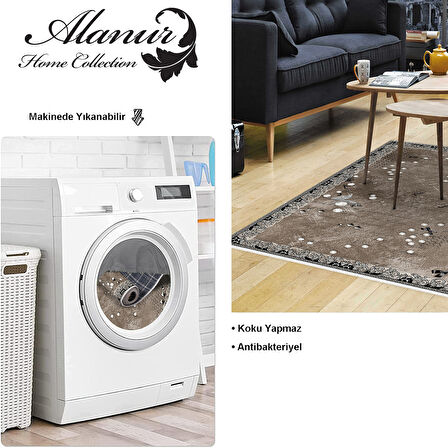 Dekoreko Kaymaz Taban Djt Salon Halısı Star Pamuk Modern Mu118