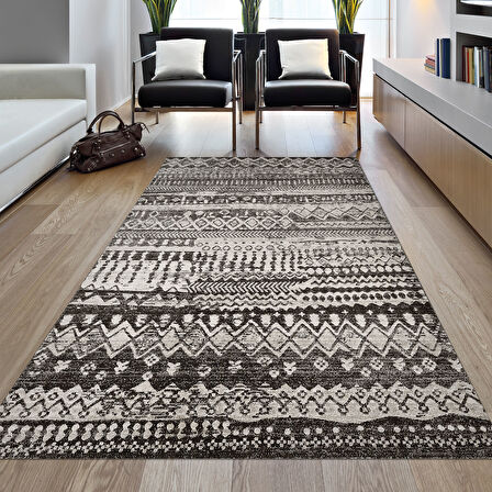 Dekoreko Kaymaz Taban Djt Salon Halısı Star Pamuk İskandinav F5080