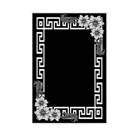 Dekoreko Kaymaz Taban Djt Salon Halısı Yıldız Deri Modern Kt494