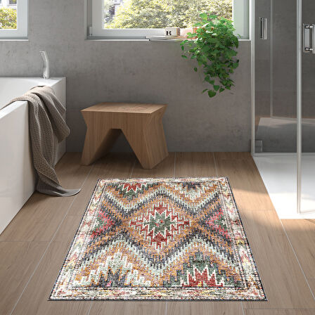 Dekoreko Kaymaz Taban Djt Banyo Halısı Trend İskandinav F5003