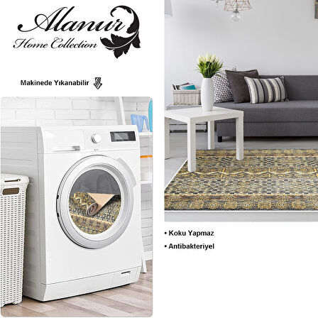 Dekoreko Kaymaz Taban Djt Salon Halısı Yıldız Deri İskandinav 1700