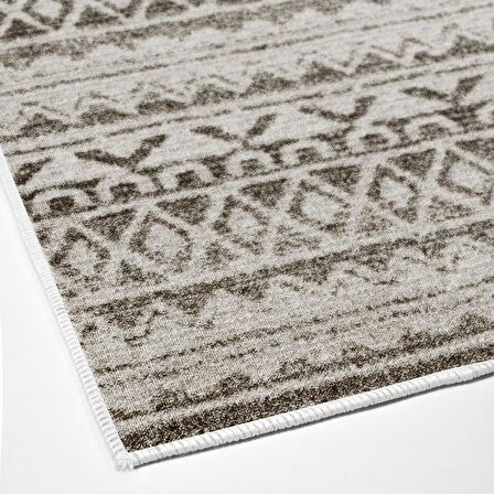 Dekoreko Kaymaz Taban Djt Salon Halısı Yıldız Deri İskandinav F5078