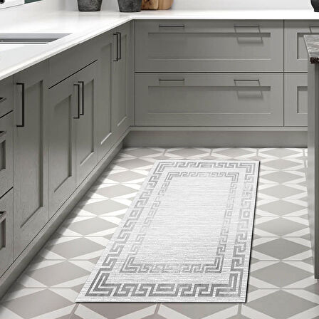 Dekoreko Kaymaz Taban Djt Mutfak Halısı Trend Modern Kt418