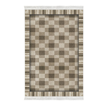 Dekoreko Kaymaz Taban Djt Mutfak Halısı Star Pamuk Saçaklı Modern 1913