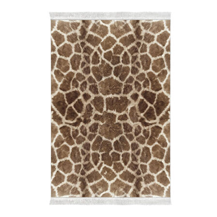 Dekoreko Kaymaz Taban Djt Salon Halısı Yıldız Deri Saçaklı Modern 1910