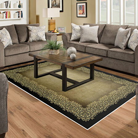 Dekoreko Kaymaz Taban Djt Salon Halısı Star Pamuk Modern 1674