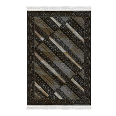 Dekoreko Kaymaz Taban Djt Salon Halısı Trend Saçaklı Modern 731