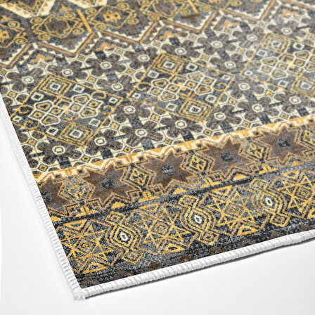 Dekoreko Kaymaz Taban Djt Salon Halısı Yıldız Deri İskandinav 1700