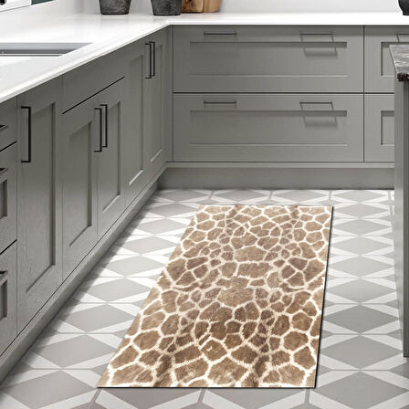 Dekoreko Kaymaz Taban Djt Mutfak Halısı Trend Modern 1910