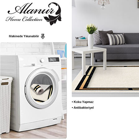 Dekoreko Kaymaz Taban Djt Salon Halısı Trend Modern F5006