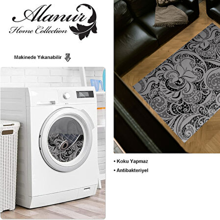 Dekoreko Kaymaz Taban Djt Salon Halısı Star Pamuk Modern Mu145