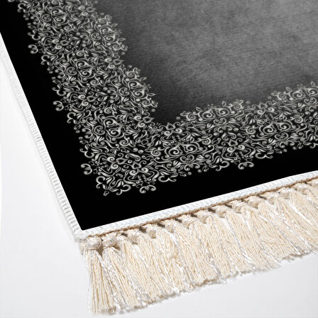 Dekoreko Kaymaz Taban Djt Mutfak Halısı Star Pamuk Saçaklı Modern 1674