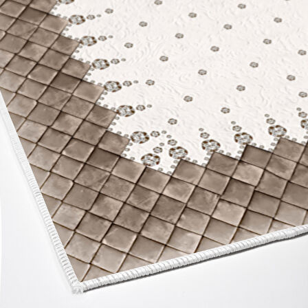 Dekoreko Kaymaz Taban Djt Salon Halısı Yıldız Deri Modern 1529