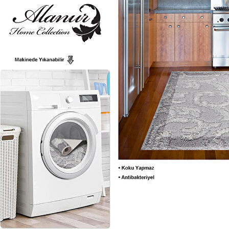 Dekoreko Kaymaz Taban Djt Mutfak Halısı Trend Modern 1314