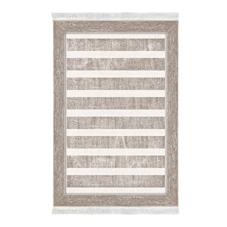 Dekoreko Kaymaz Taban Djt Salon Halısı Trend Saçaklı Modern 1545