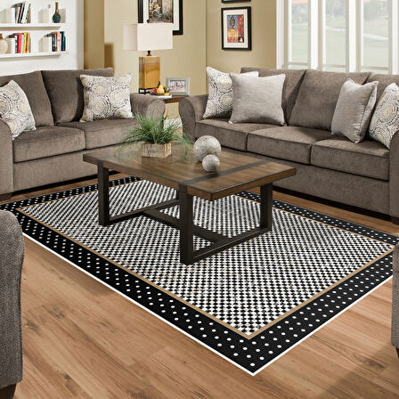 Dekoreko Kaymaz Taban Djt Salon Halısı Trend Modern 604M