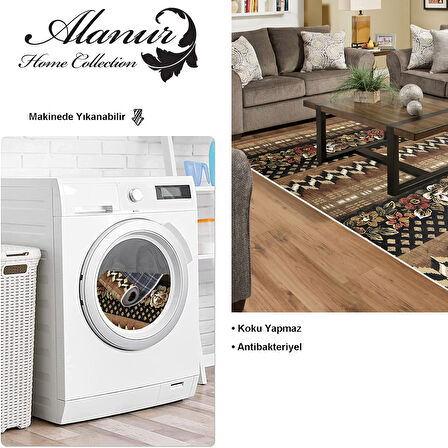 Dekoreko Kaymaz Taban Djt Salon Halısı Star Pamuk Modern Mu127