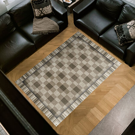 Dekoreko Kaymaz Taban Djt Salon Halısı Star Pamuk Modern 1913