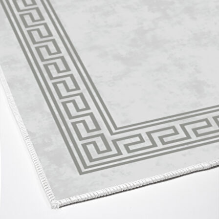 Dekoreko Kaymaz Taban Djt Mutfak Halısı Yıldız Deri Modern 626M