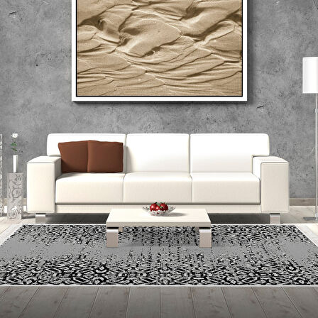 Dekoreko Kaymaz Taban Djt Salon Halısı Star Pamuk Saçaklı İskandinav Mu123