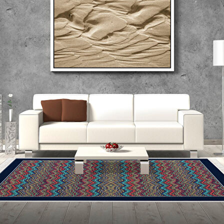 Dekoreko Kaymaz Taban Djt Salon Halısı Star Pamuk Saçaklı Modern 1935