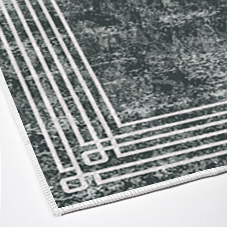 Dekoreko Kaymaz Taban Djt Salon Halısı Yıldız Deri Modern M5142