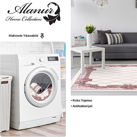 Dekoreko Kaymaz Taban Djt Salon Halısı Star Pamuk Modern 748