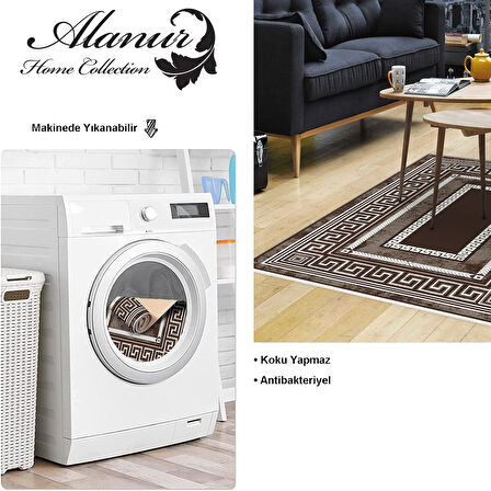 Dekoreko Kaymaz Taban Djt Salon Halısı Yıldız Deri Modern 651M