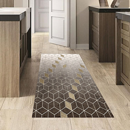 Dekoreko Kaymaz Taban Djt Mutfak Halısı Star Pamuk Modern 719