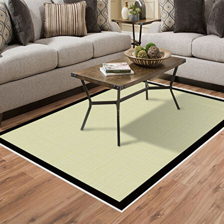 Alanur Home Kaymaz Taban Djt Banyo Mutfak Salon Halı Star Pamuk Dokuma Desen E5007