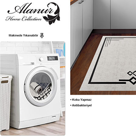 Dekoreko Kaymaz Taban Djt Mutfak Halısı Star Pamuk Modern 1919