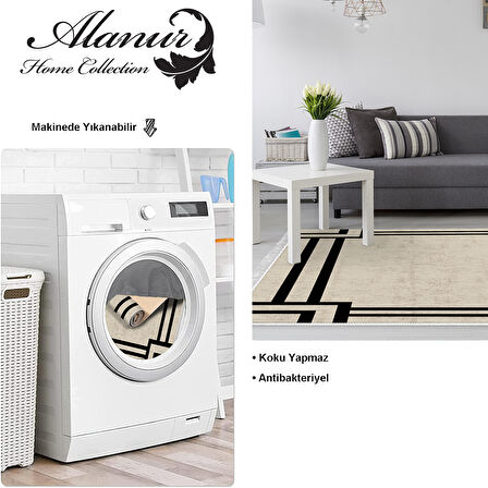 Dekoreko Kaymaz Taban Djt Salon Halısı Yıldız Deri Saçaklı Modern 1920