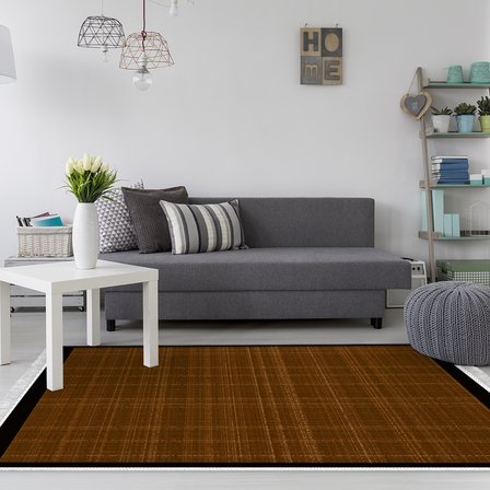 Alanur Home Kaymaz Taban Djt Banyo Mutfak Salon Halı Star Pamuk Saçaklı Dokuma Desen E5007