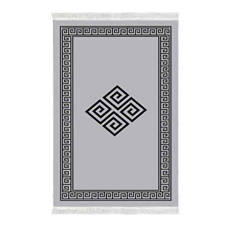 Dekoreko Kaymaz Taban Djt Mutfak Halısı Star Pamuk Saçaklı Modern 656M