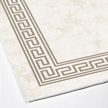 Dekoreko Kaymaz Taban Djt Banyo Halısı Yıldız Deri Modern 626M