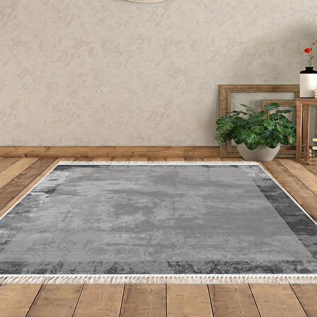 Dekoreko Kaymaz Taban Djt Salon Halısı Trend Saçaklı Modern 1921