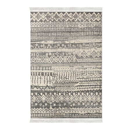 Dekoreko Kaymaz Taban Djt Mutfak Halısı Trend Saçaklı İskandinav F5080