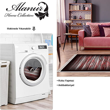 Dekoreko Kaymaz Taban Djt Salon Halısı Star Pamuk Saçaklı Modern 1693