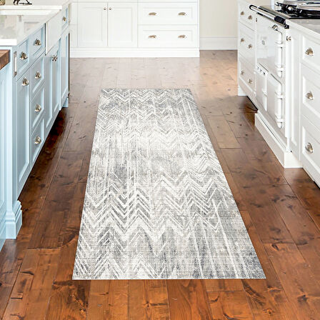 Dekoreko Kaymaz Taban Djt Mutfak Halısı Trend İskandinav F5083