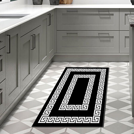 Dekoreko Kaymaz Taban Djt Mutfak Halısı Star Pamuk Modern 650M